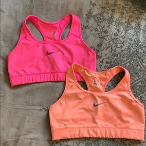 Nike Pro M Sports Bra Bundle Pink & Coral